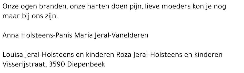 Anna Holsteens-Panis