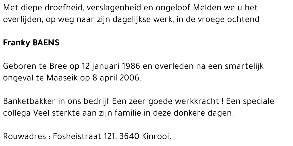 Franky Baens