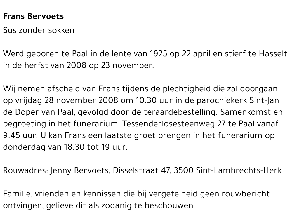 Frans Bervoets