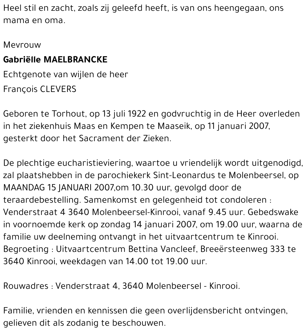 Gabriëlle Maelbracke