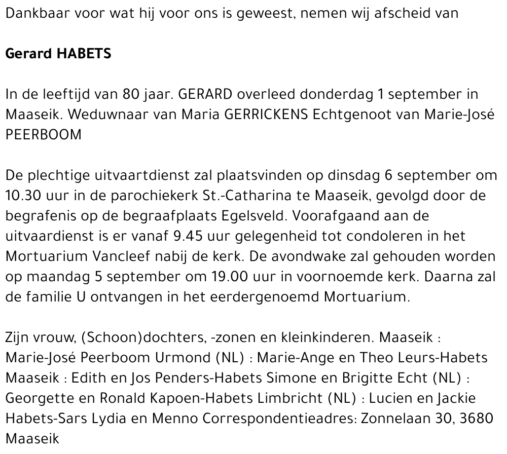 Gerard Habets