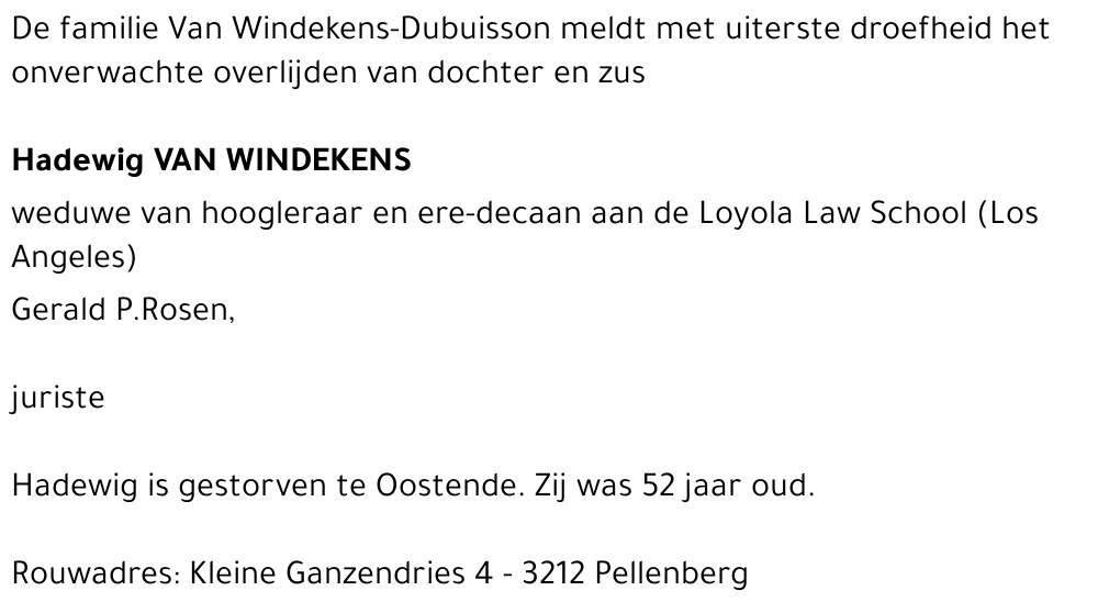 Hadewig Van Windekens