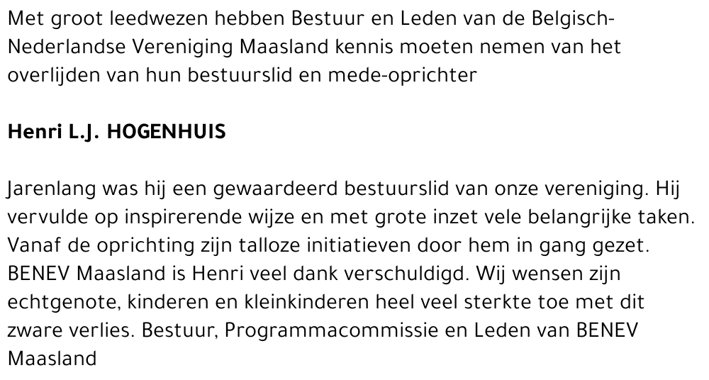 Henri L.J. Hogenhuis