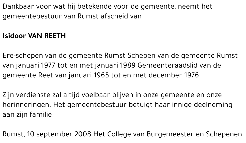 Isidoor Van Reeth