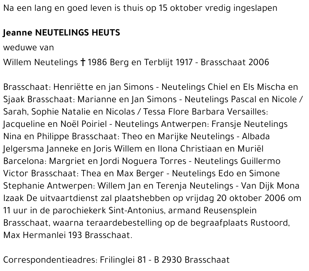 Jeanne Neutelings Heuts