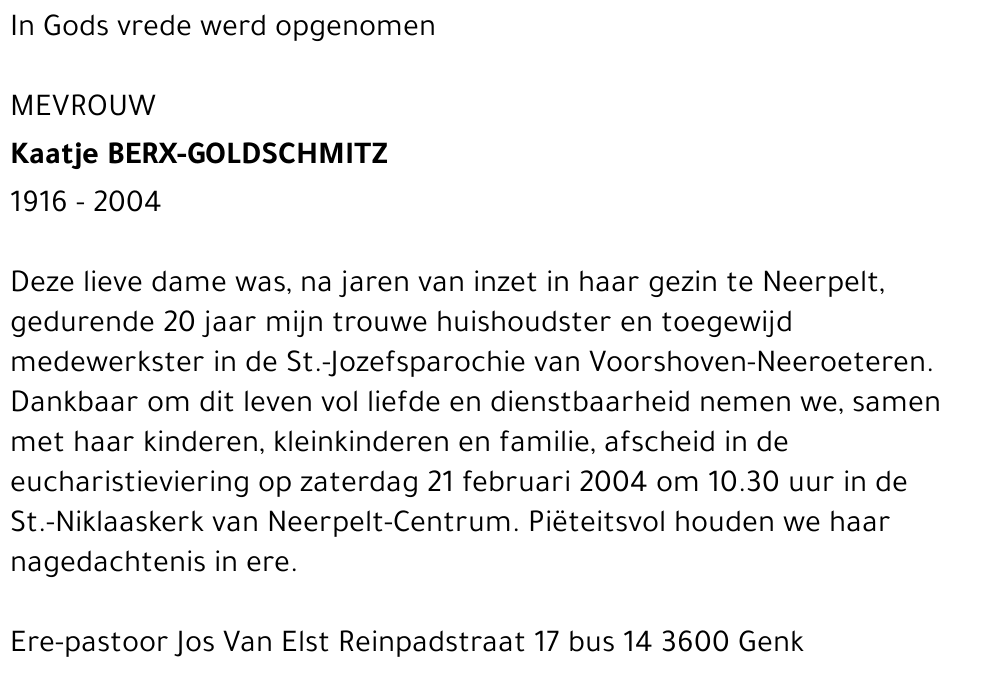 Kaatje Berx-Goldschmitz