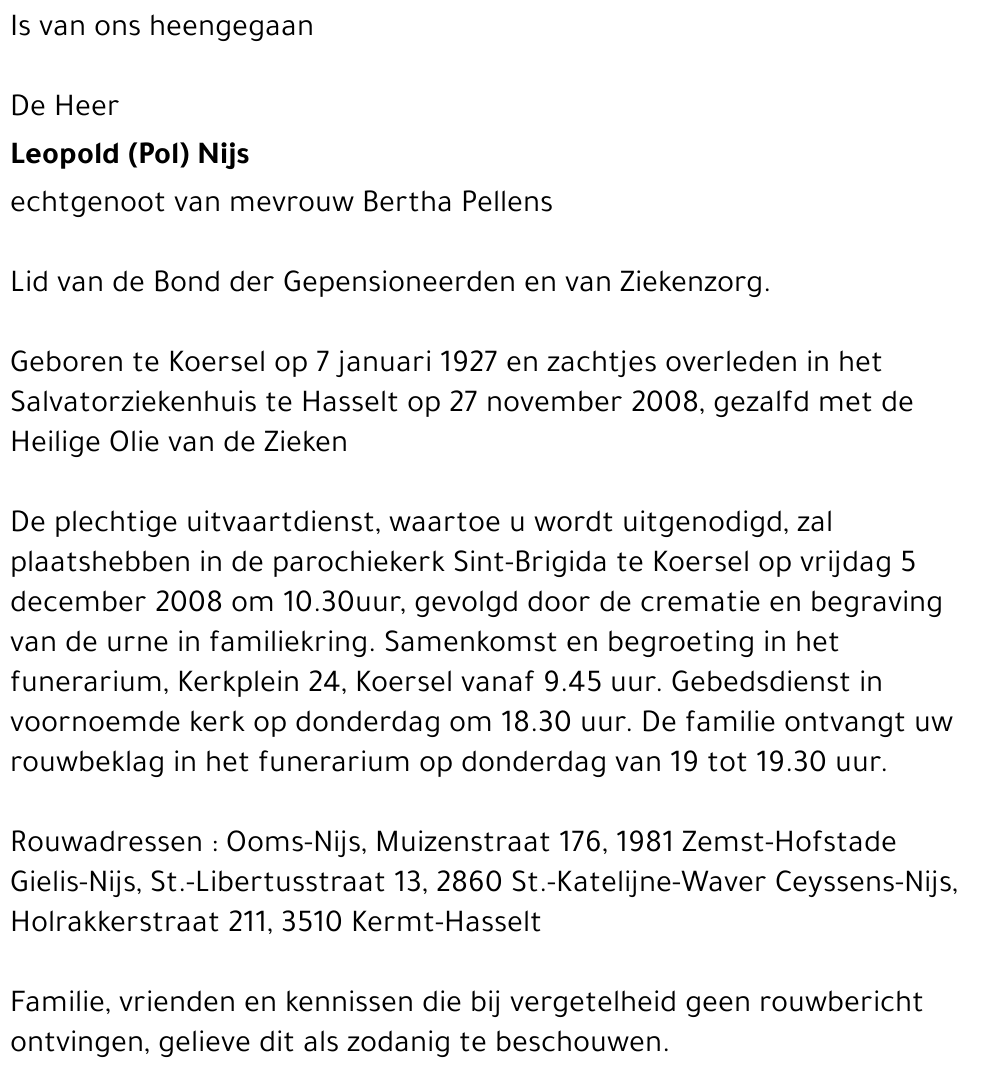 Leopold (Pol) Nijs