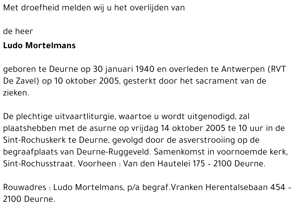 Ludo Mortelmans