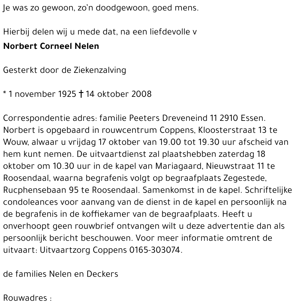 Norbert Corneel Nelen