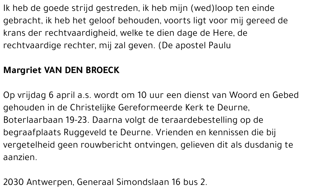  Van den Broeck