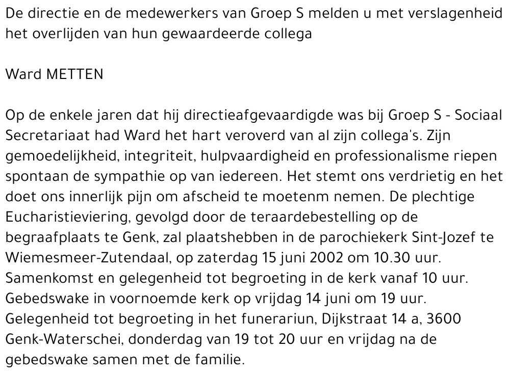Ward Metten