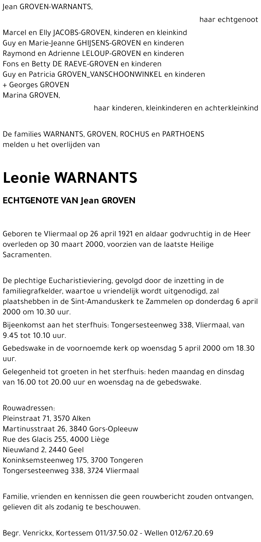 Leonie Warnants