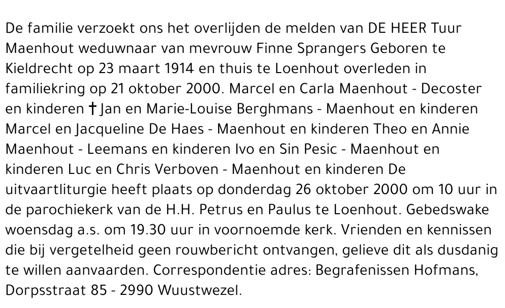  Maenhout