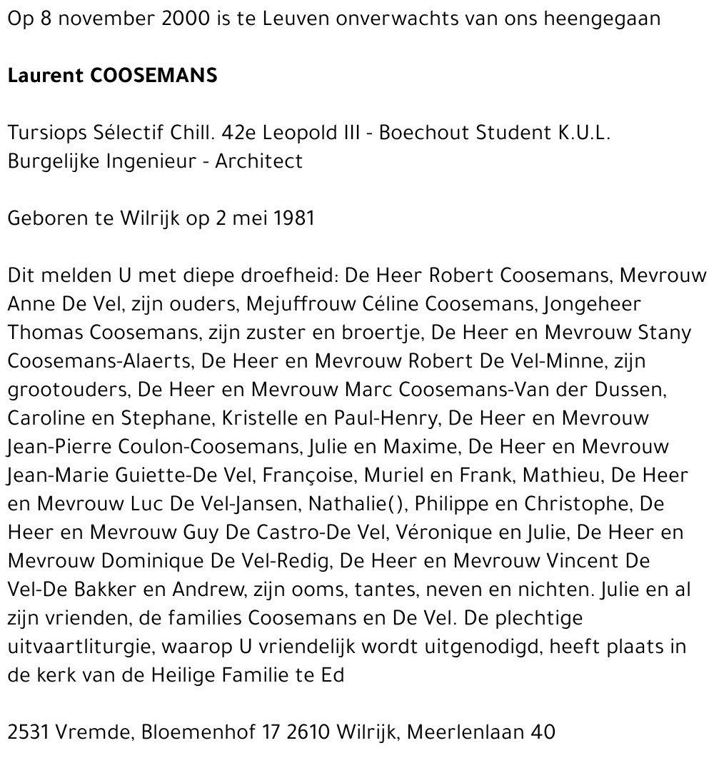  Coosemans