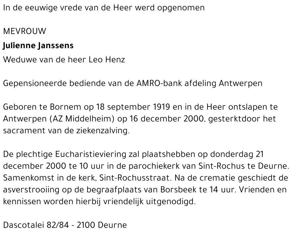  Janssens