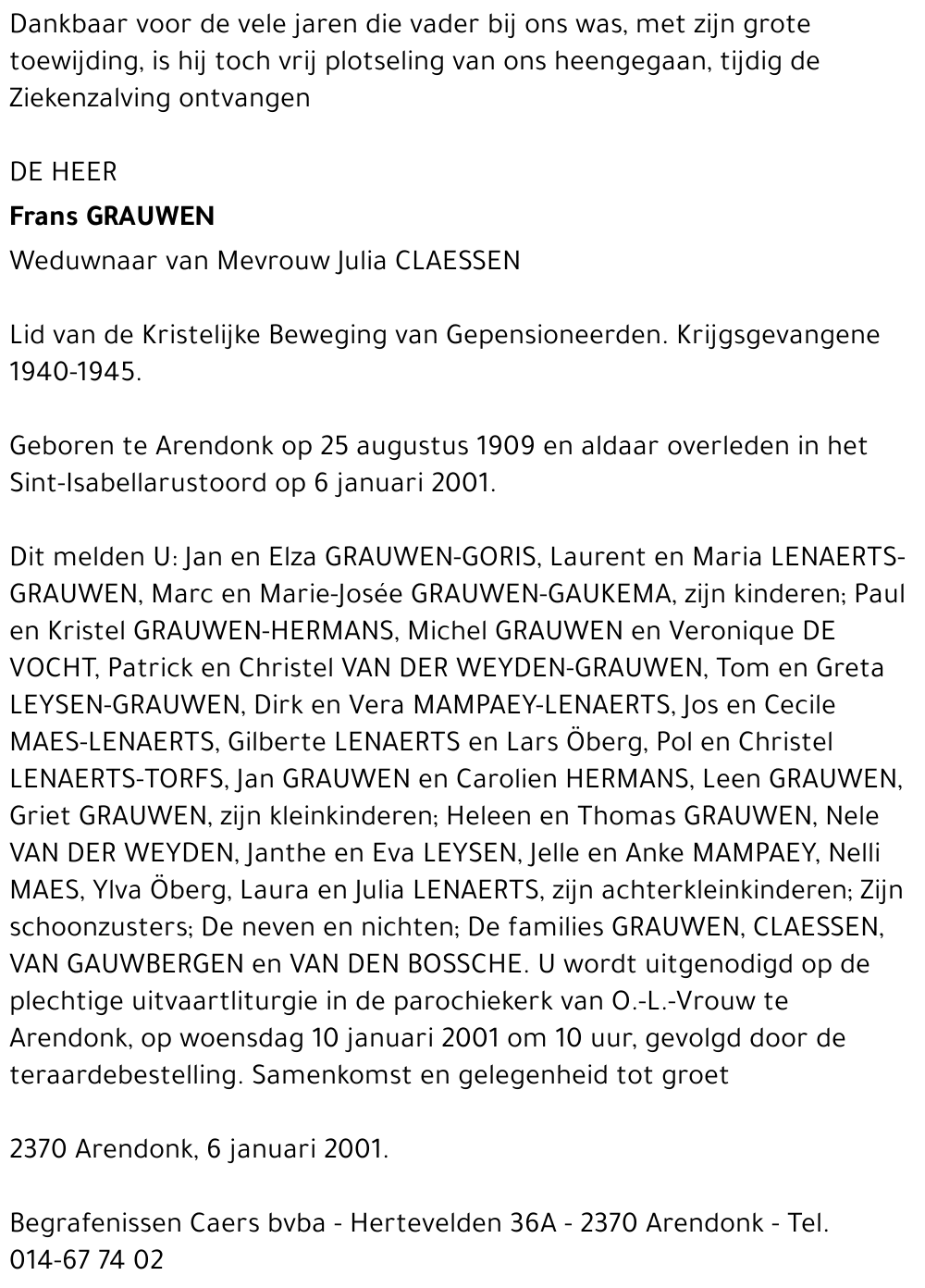  GRAUWEN