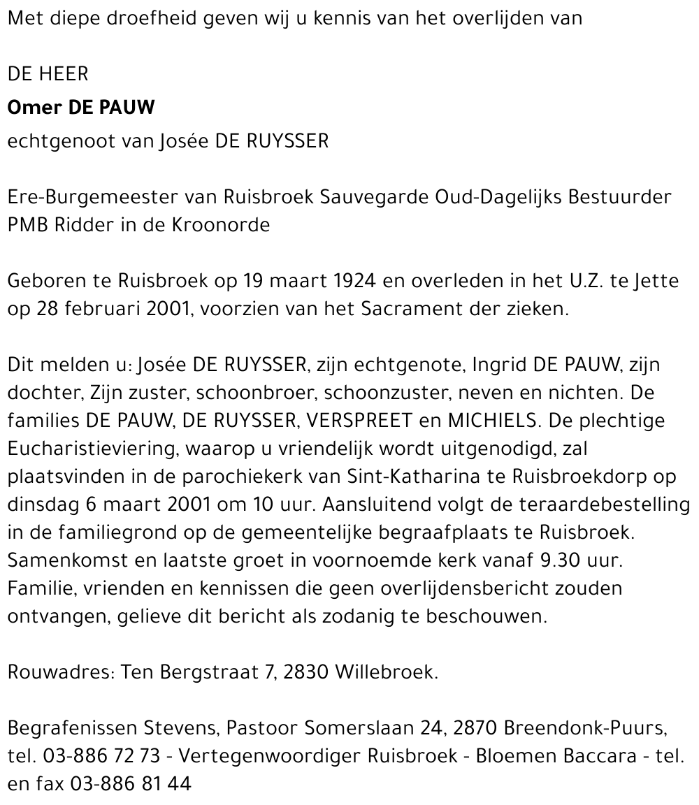  DE PAUW