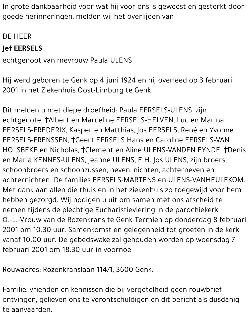  EERSELS