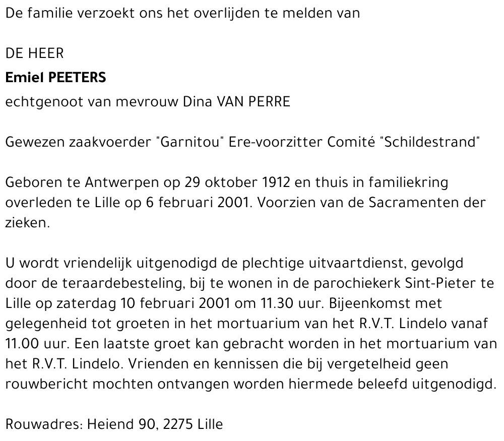  Peeters