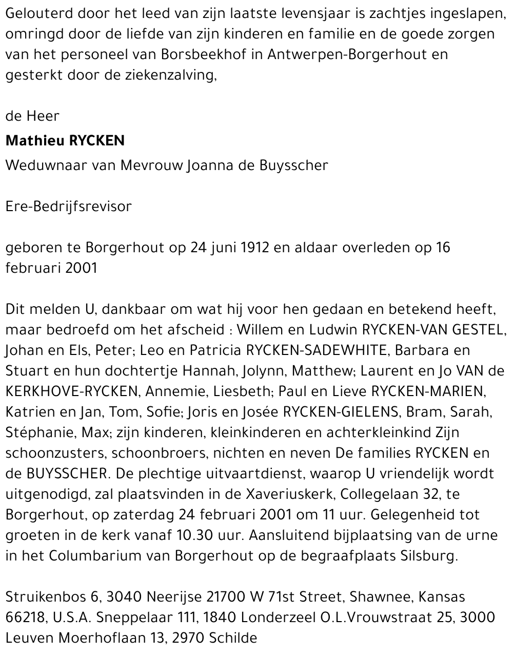  Rycken