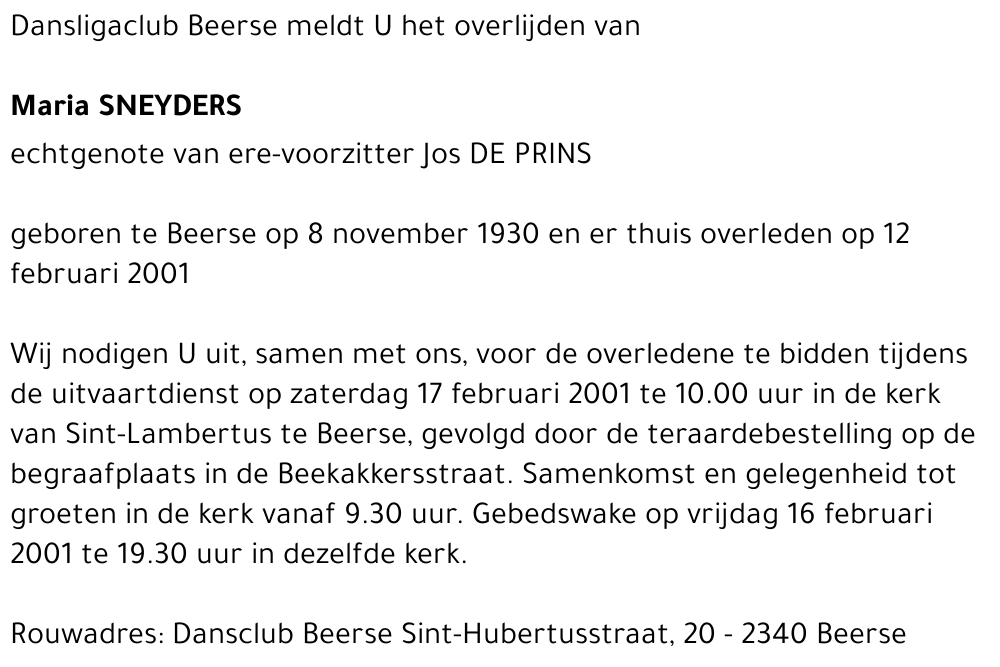  Sneyders