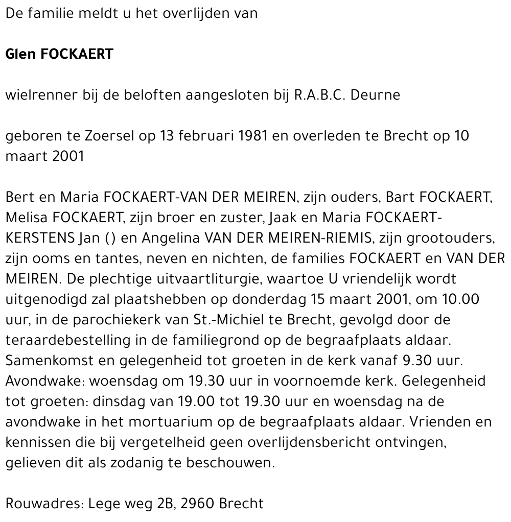  FOCKAERT