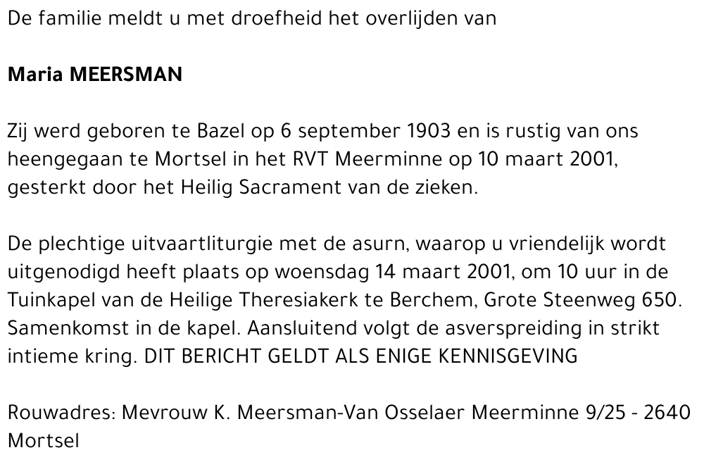 MEERSMAN