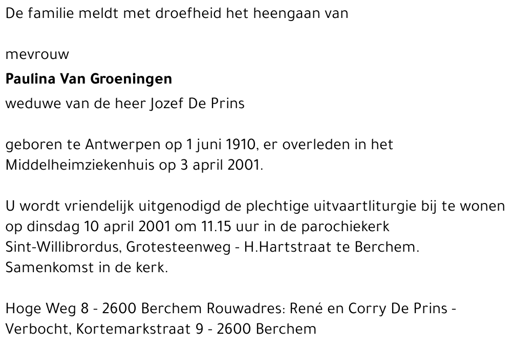  Van Groeningen
