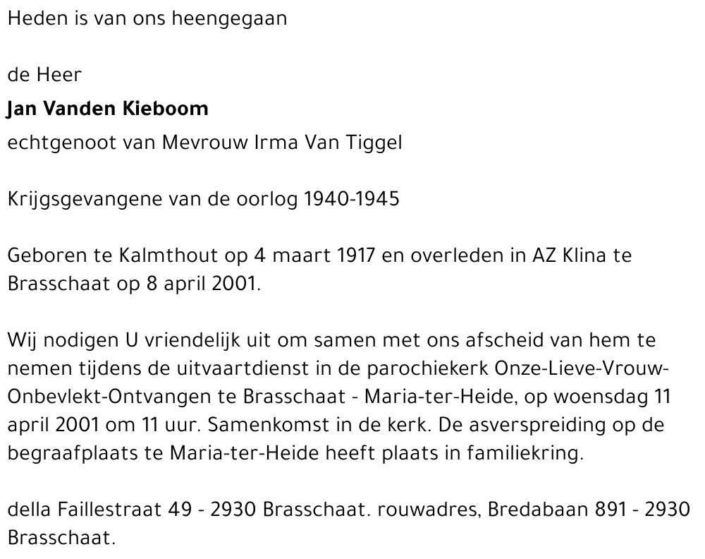  Vanden Jieboom