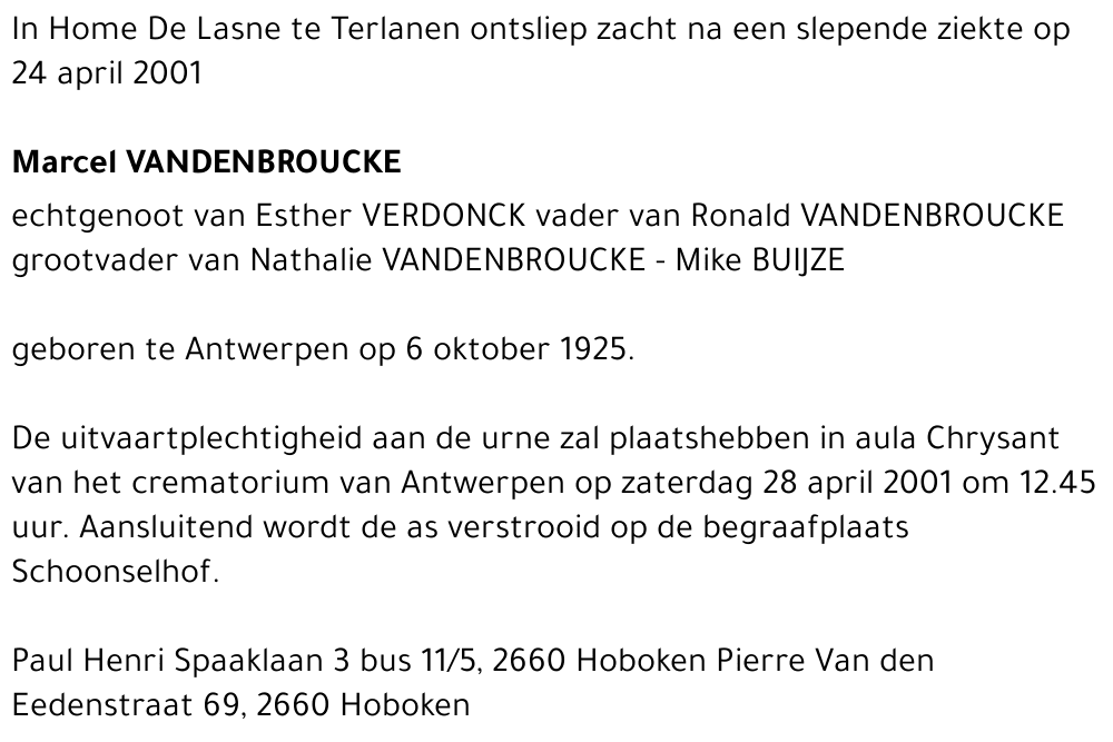  VANDENBROUCKE