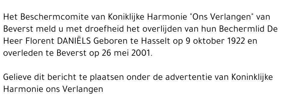 Florent DANIËLS DANIËLS