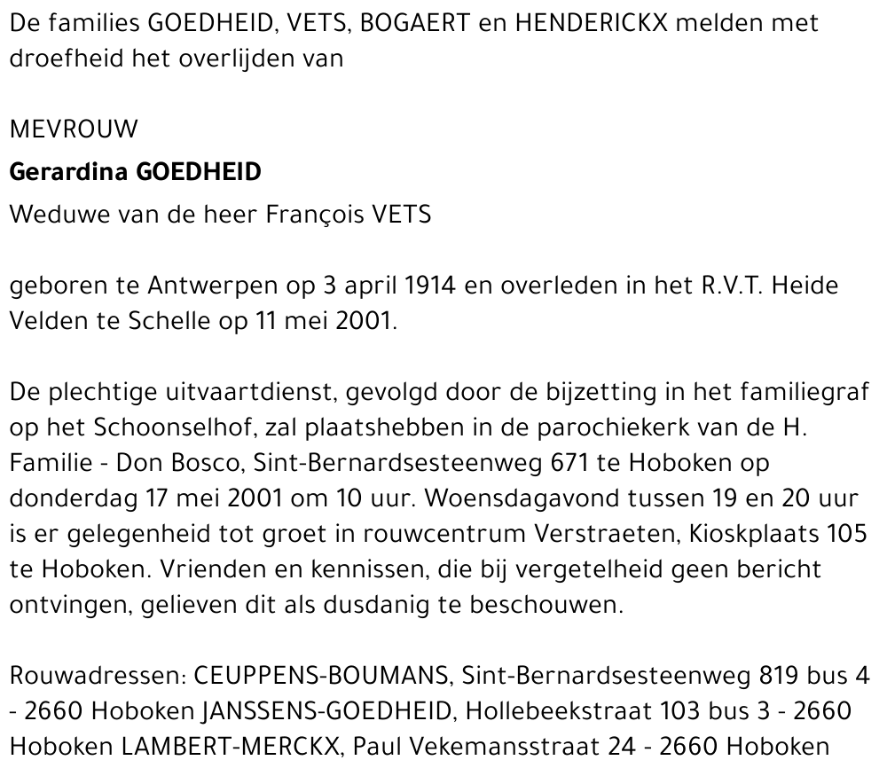  GOEDHEID