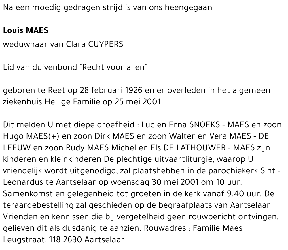 MAES Louis