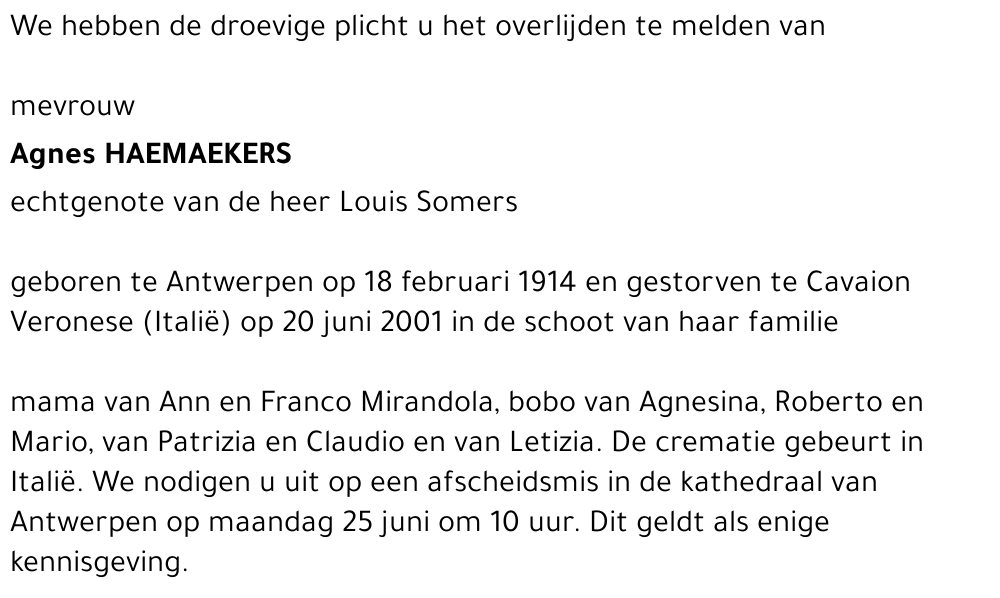 Agnes Haemaekers