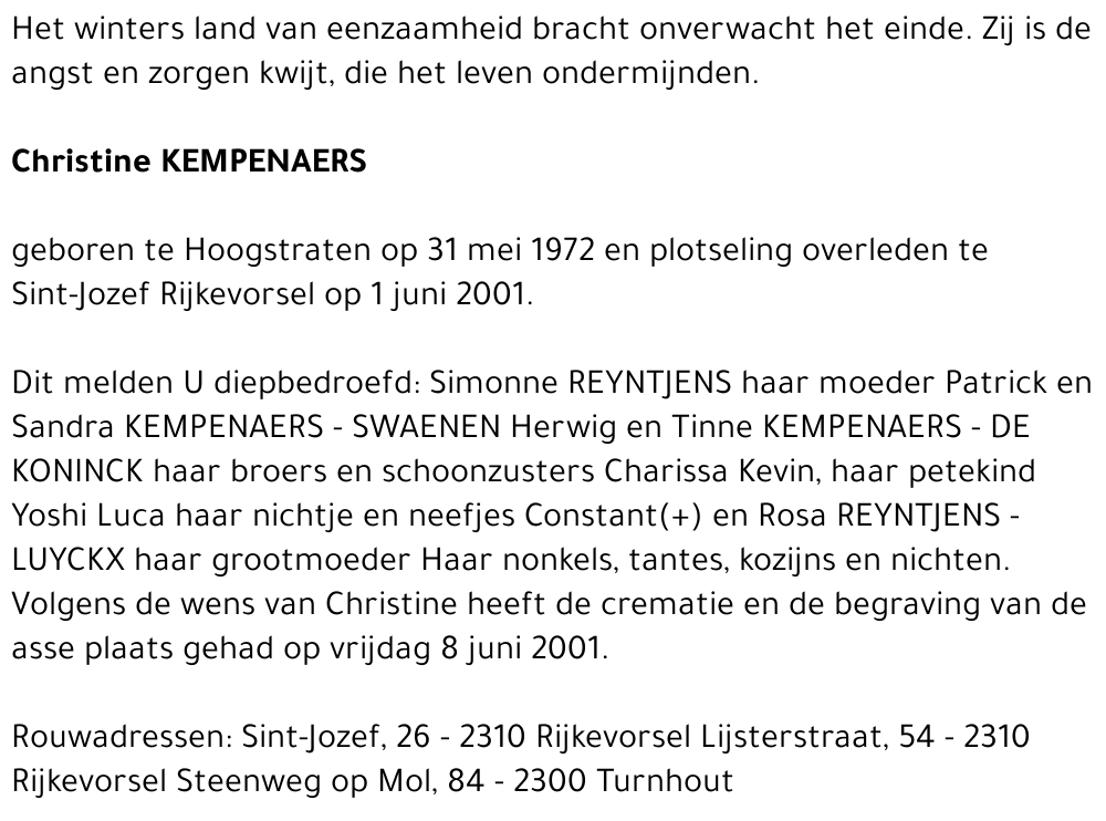 Christine Kempenaers