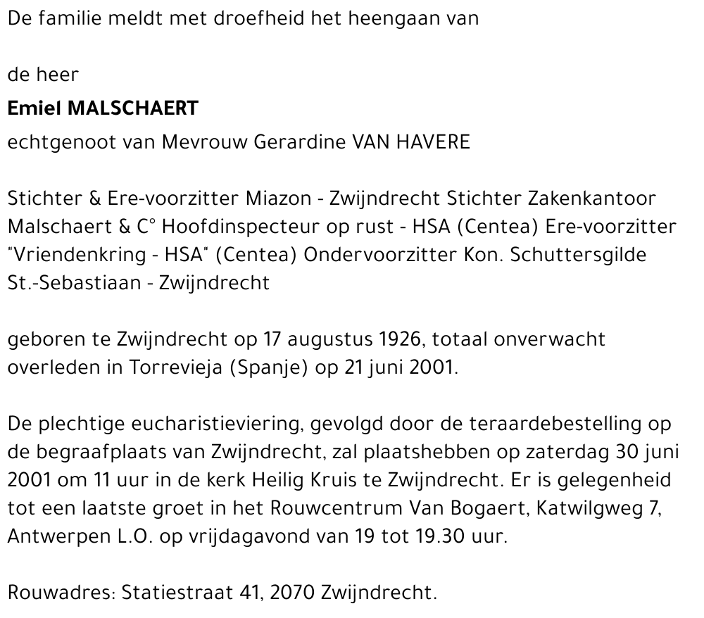 Emiel Malschaert