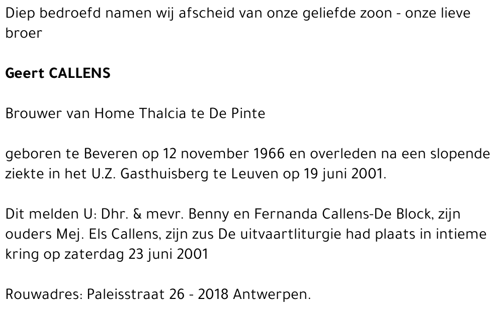 Geert Callens