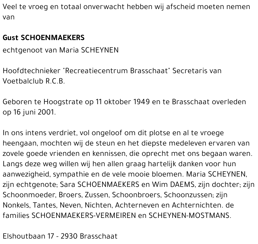 Gust Schoenmaekers