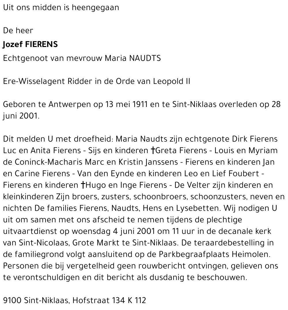 Jozef FIERENS