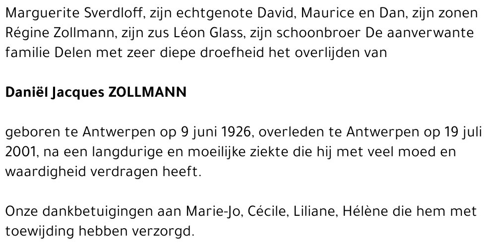 Daniël Jacques ZOLLMANN