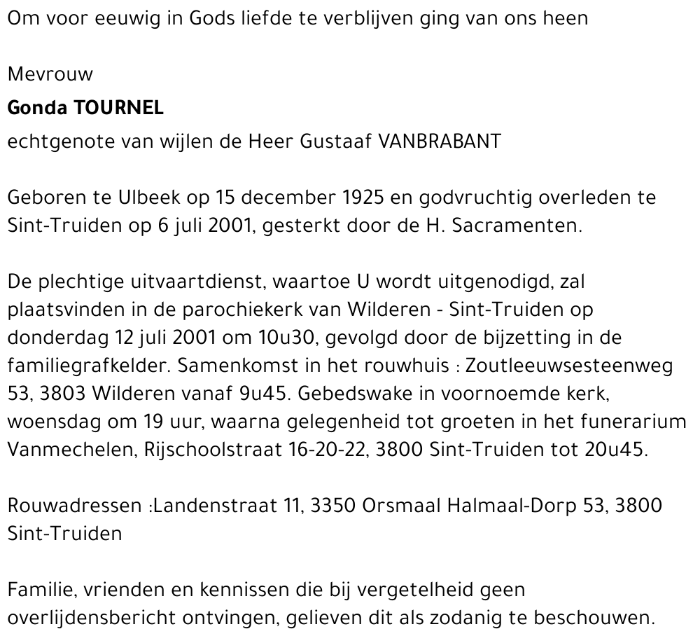 Gonda Tournel