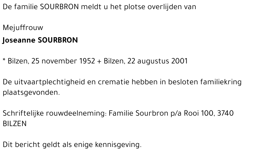 Joseanne SOURBRON