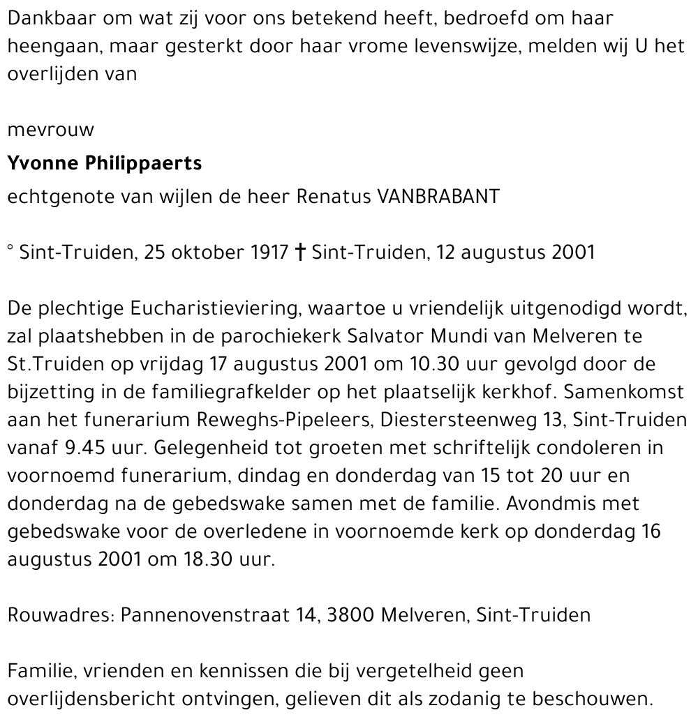 Yvonne PHILIPPAERTS
