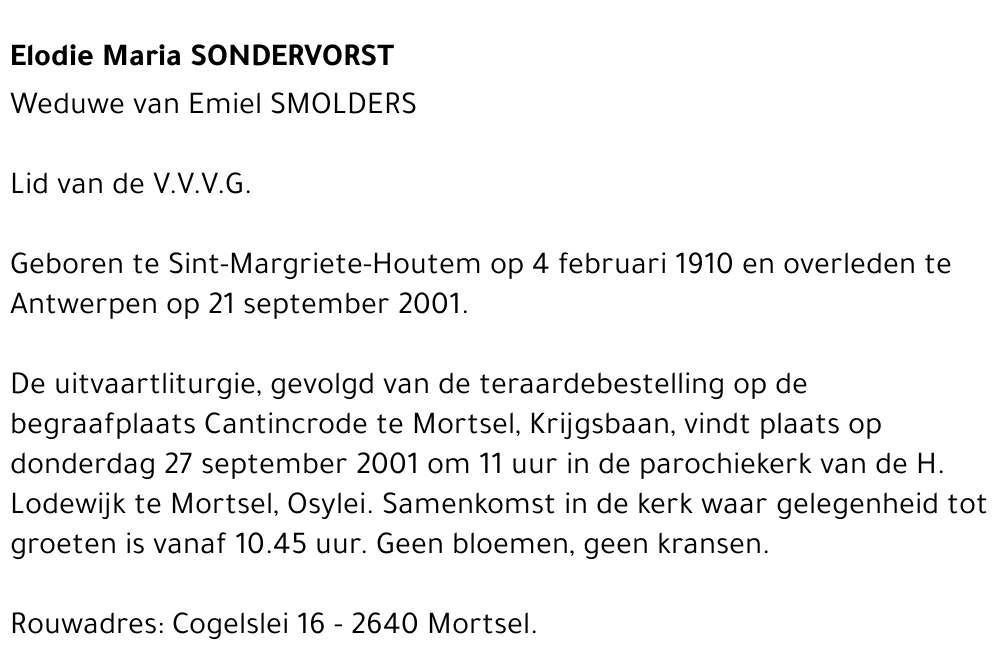 Elodie Maria Sondervorst