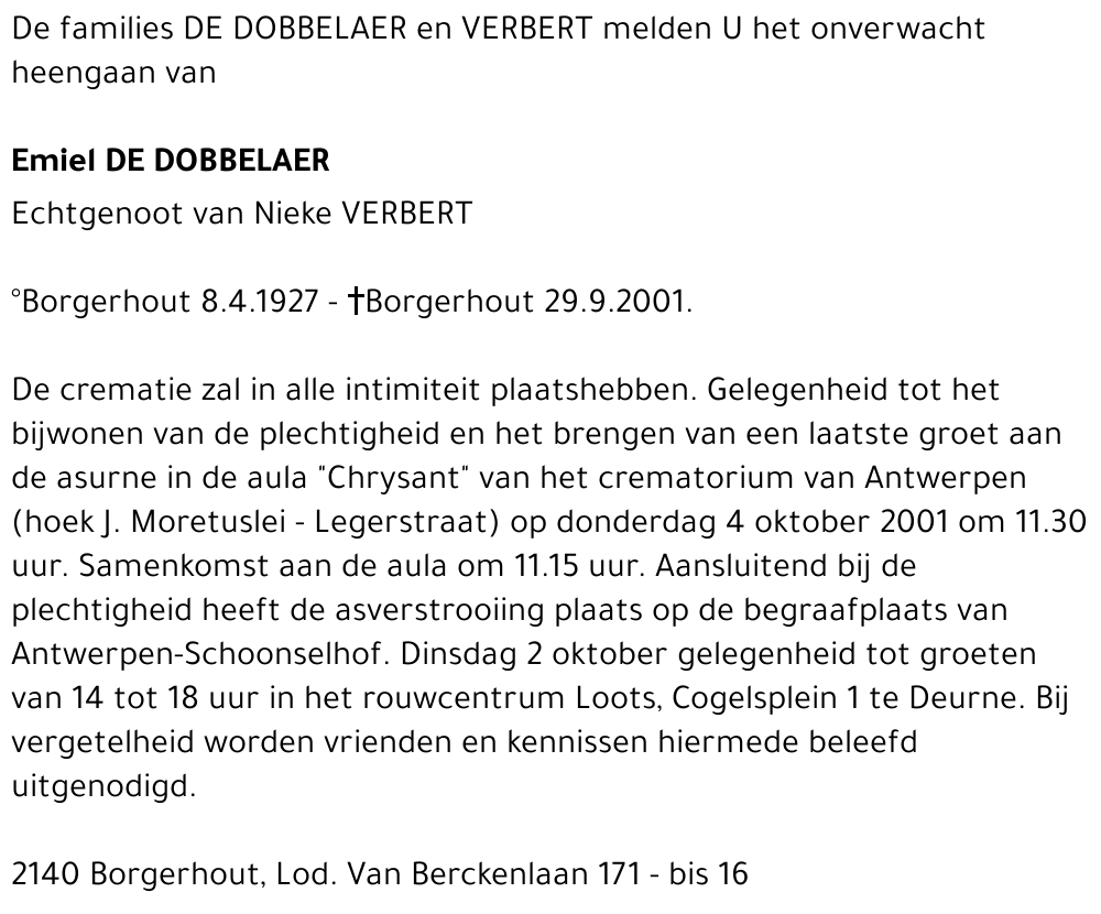 Emiel Dobbelaer
