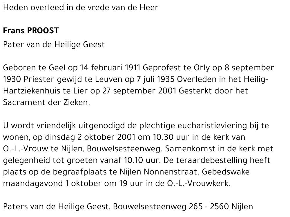 Frans Proost