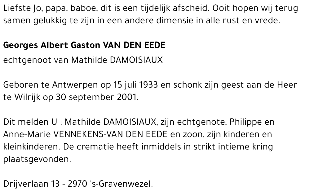 Georges Van den Eede