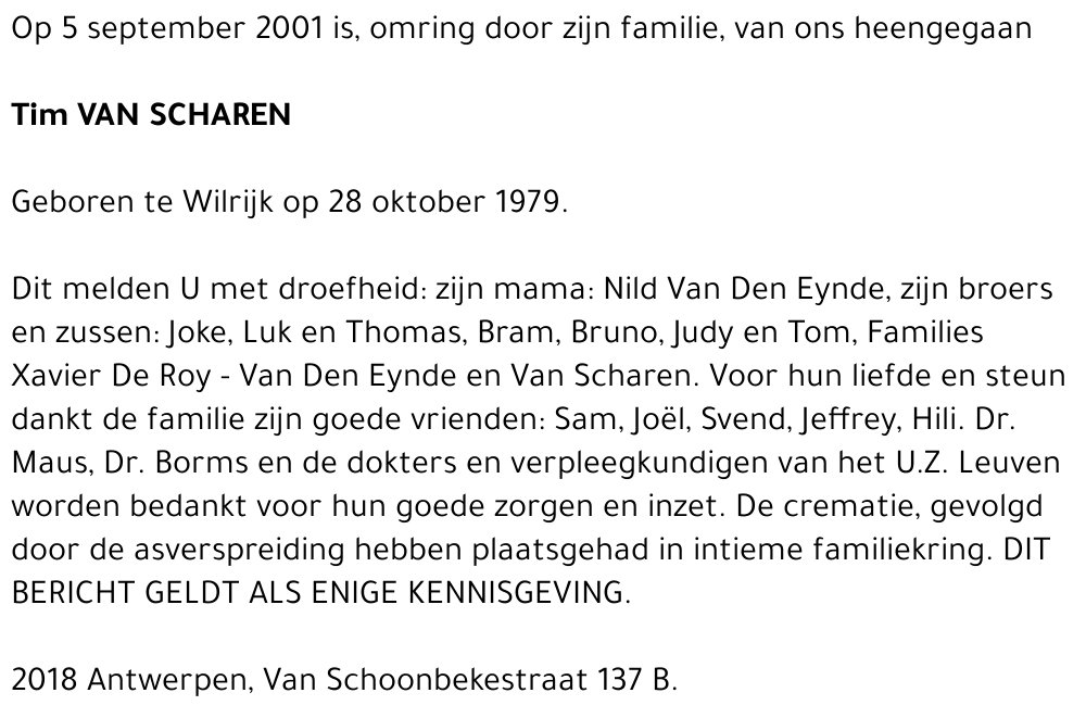 Tim Van Scharen