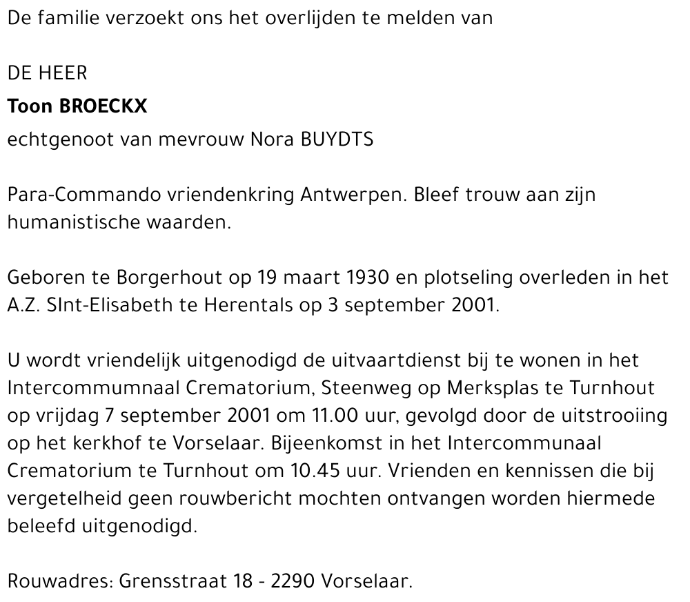 Toon BROECKX
