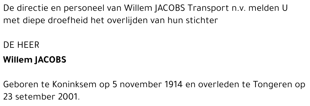 Willem Jacobs